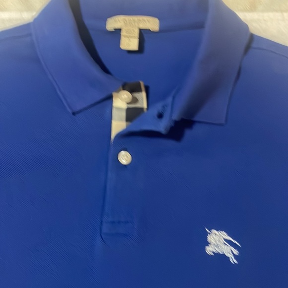 Burberry brit polo size small.trim color blue - Picture 2 of 3